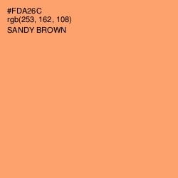 #FDA26C - Sandy brown Color Image
